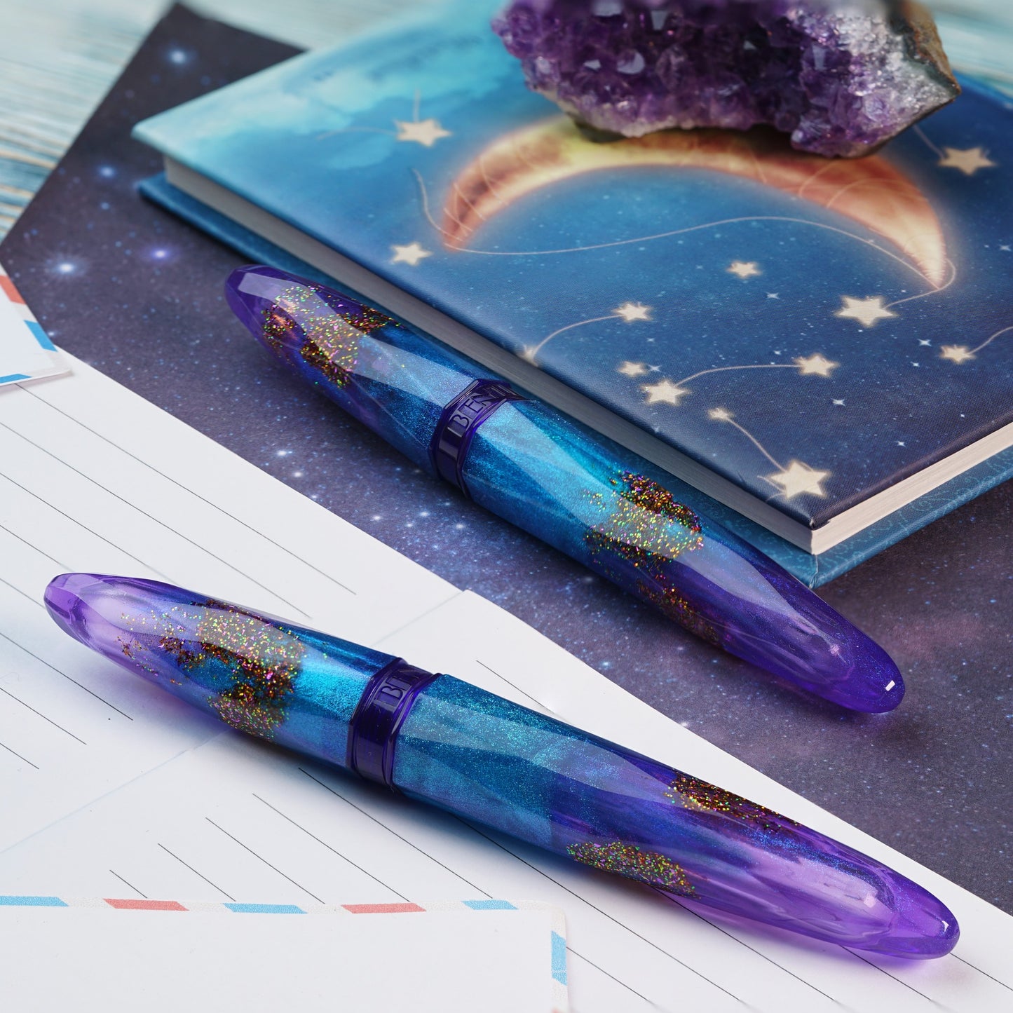 Benu Briolette - Amethyst Tide