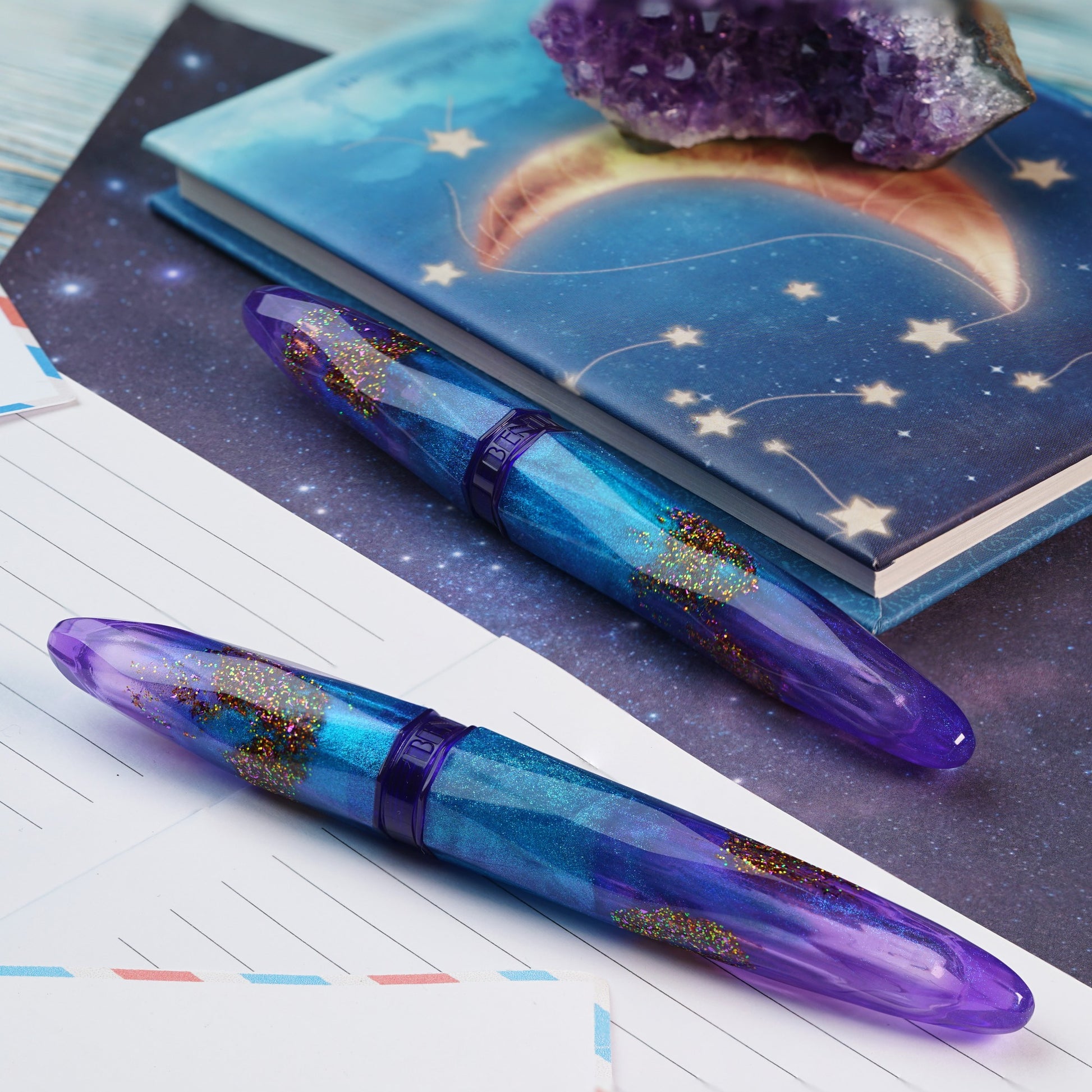 Benu Briolette - Amethyst Tide