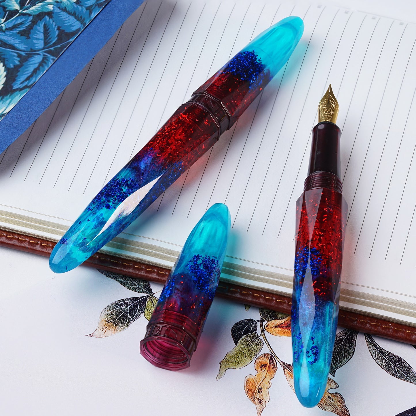 Benu Briolette - Fiery Azure