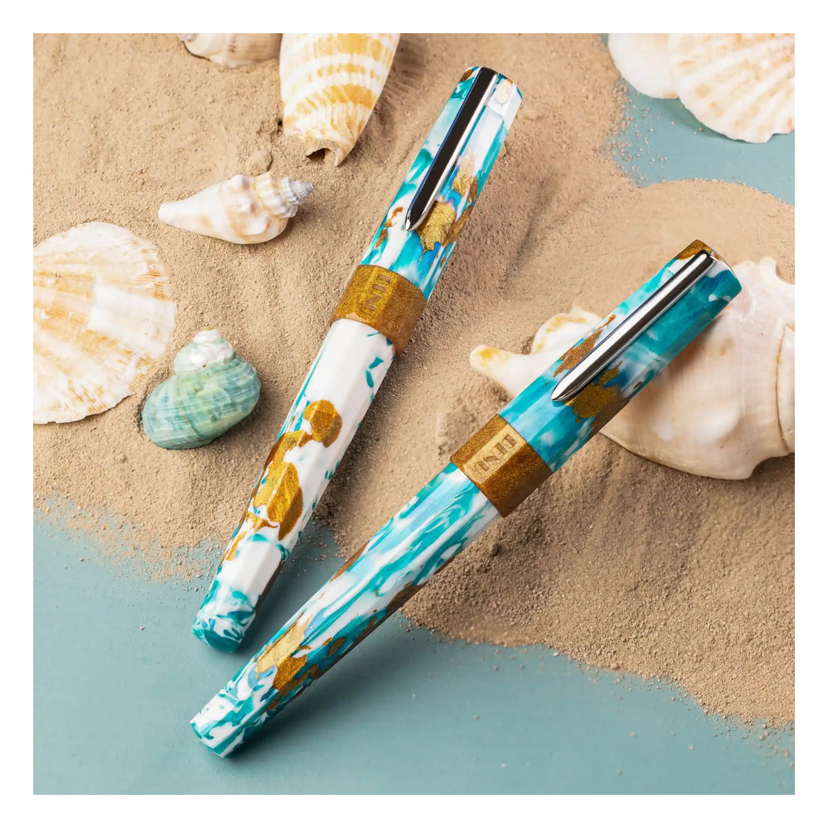 BENU Euphoria Fountain Pen - Blue Hawaiian