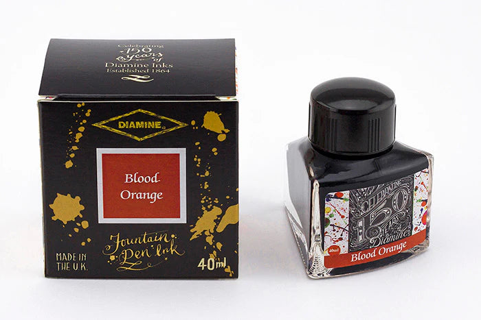Diamine Ink - Blood Orange (40mL Bottle)