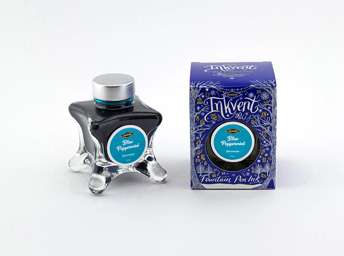 Diamine Ink - Blue Peppermint (Shimmer - 50mL Bottle)