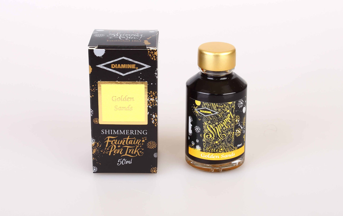 Diamine - Golden Sands Shimmer Ink (50mL Bottle)