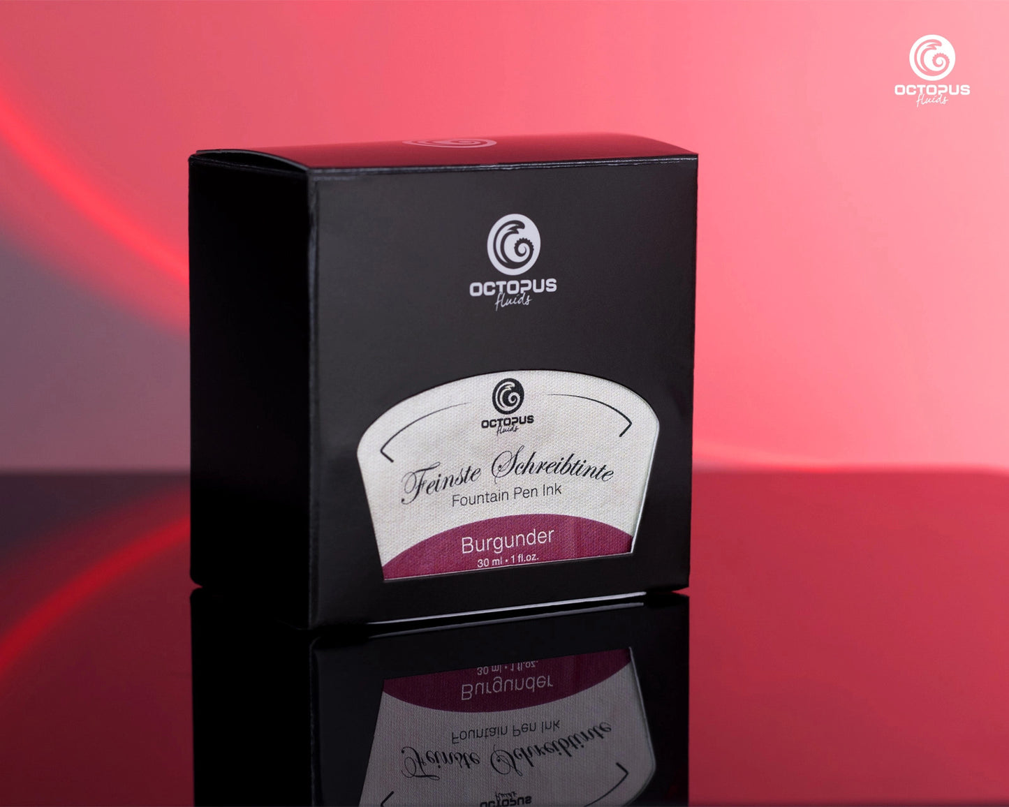 Octopus - Burgundy Ink