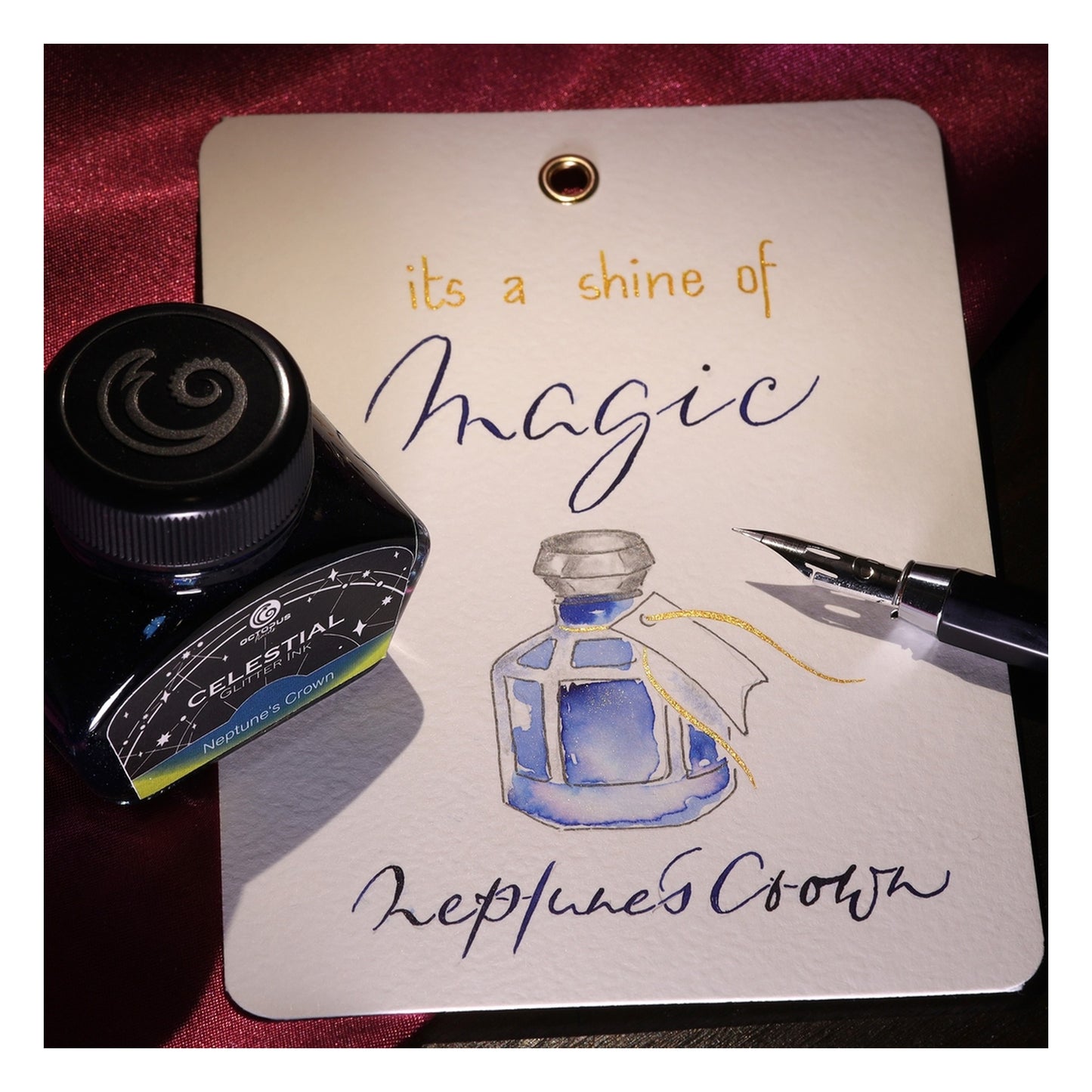 Octopus Celestial Glitter: Neptune's Crown