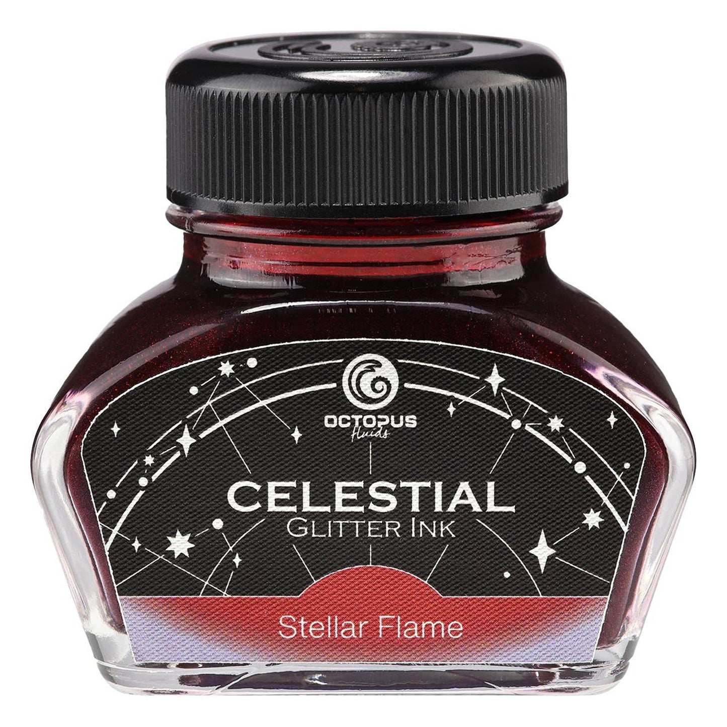 Octopus Celestial Glitter: Stellar Flame