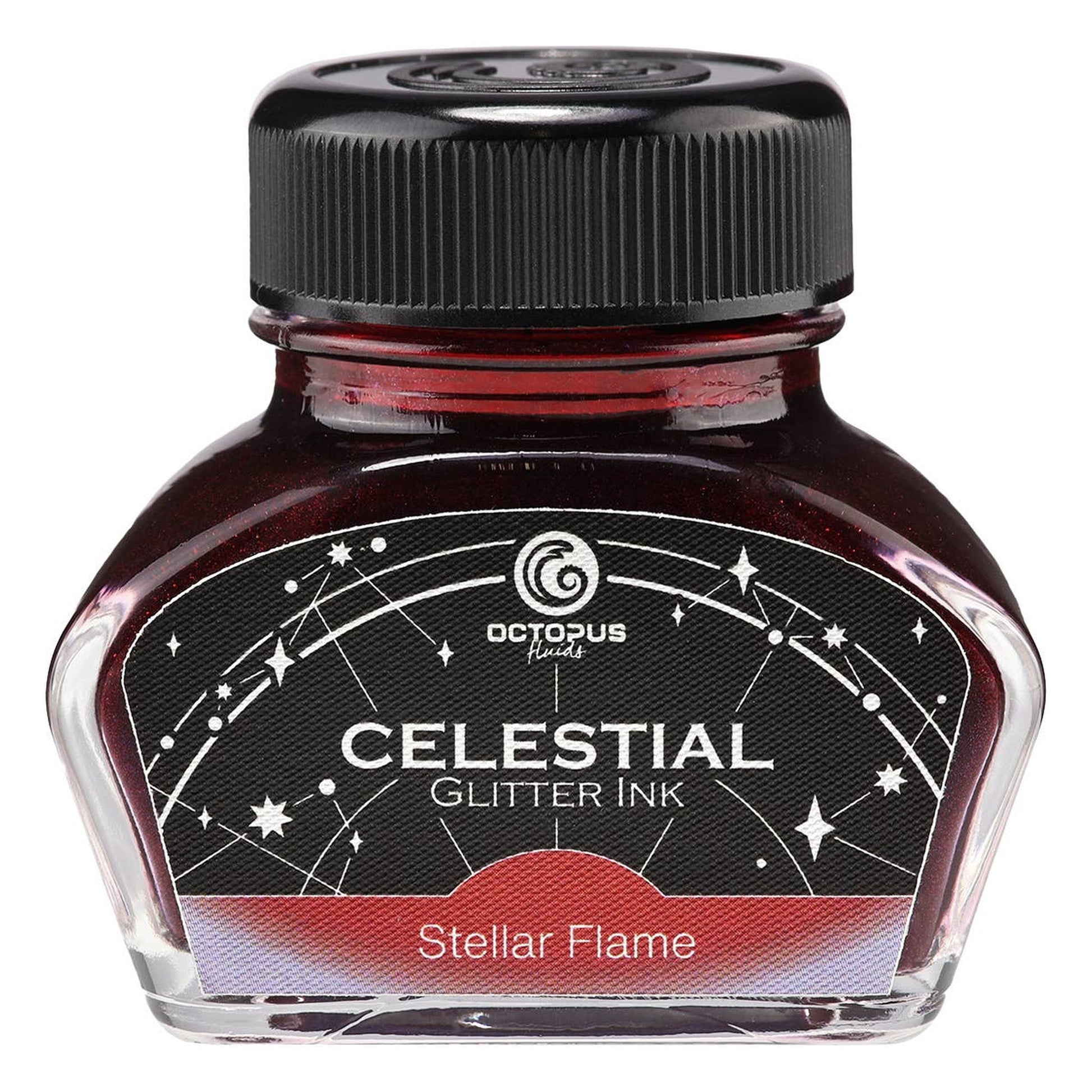 Octopus Celestial Glitter: Stellar Flame
