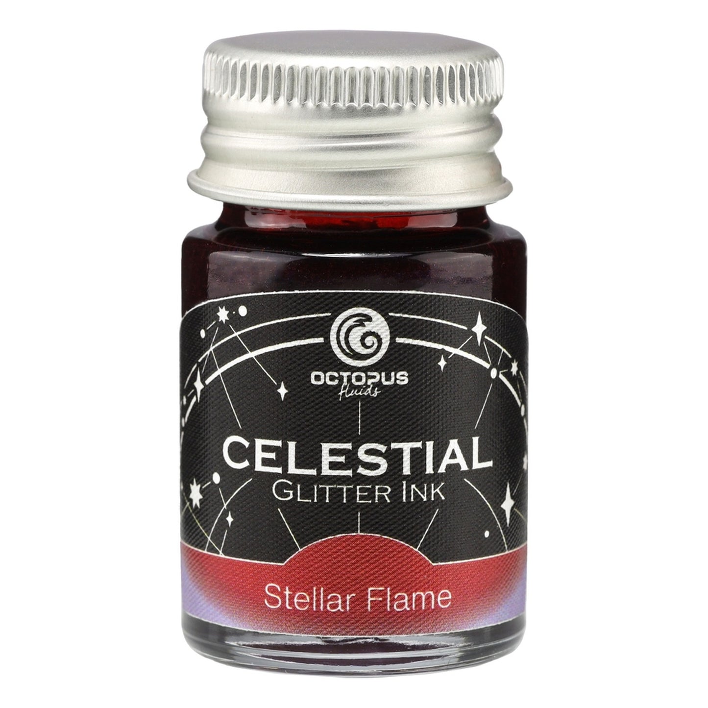 Octopus Celestial Glitter: Stellar Flame