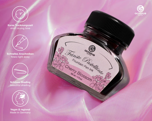 Flower Pot Ink Regular (Dye-Based) Ink – Bottle and Plume