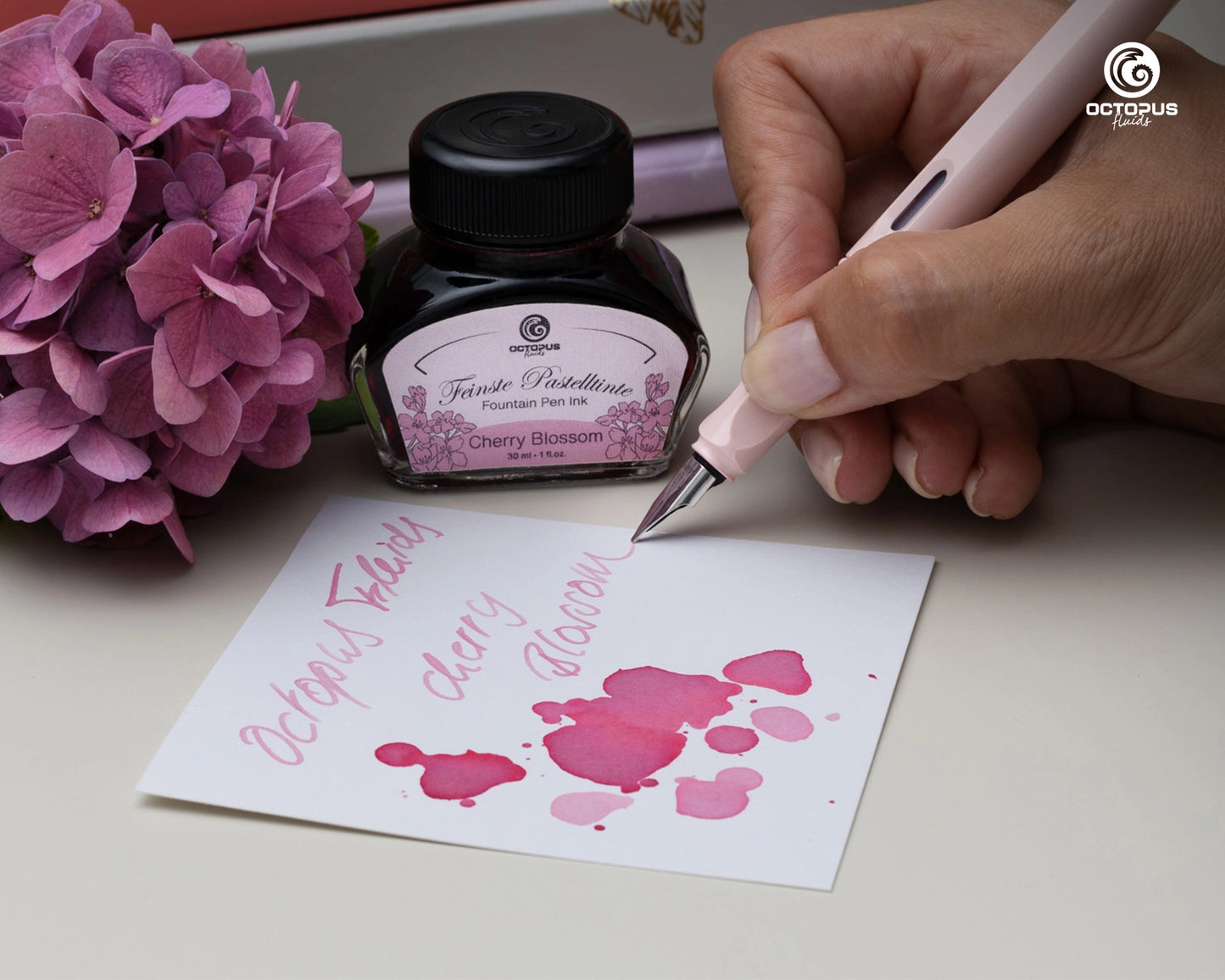 Octopus Pastel Pink "Cherry Blossom"