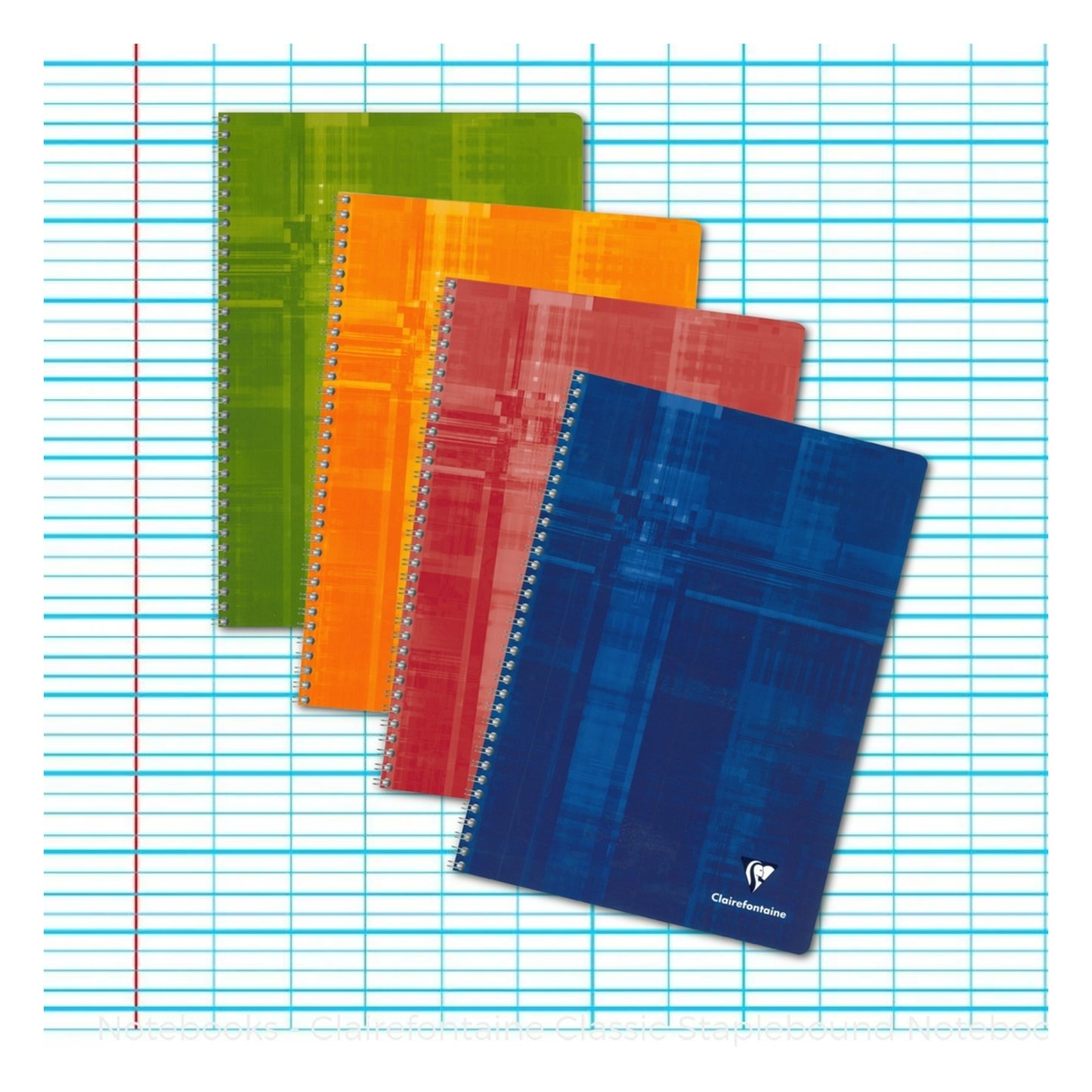Clairefontaine Classic French Ruled (Seyès) Spiral Notebook (6.75 x 8.75 in)