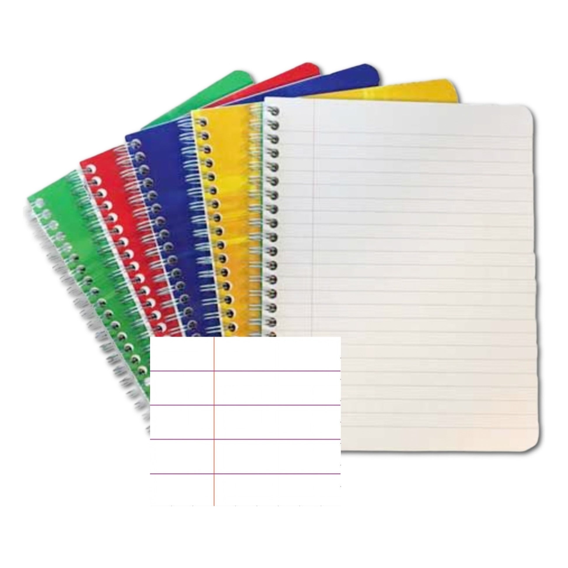 Clairefontaine Classic Lined Spiral Notebook with Margin (8.25 x 11.75 in)