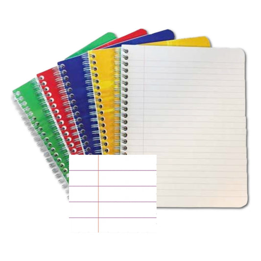 Clairefontaine Classic Lined Spiral Notebook with Margin (8.25 x 11.75 in)