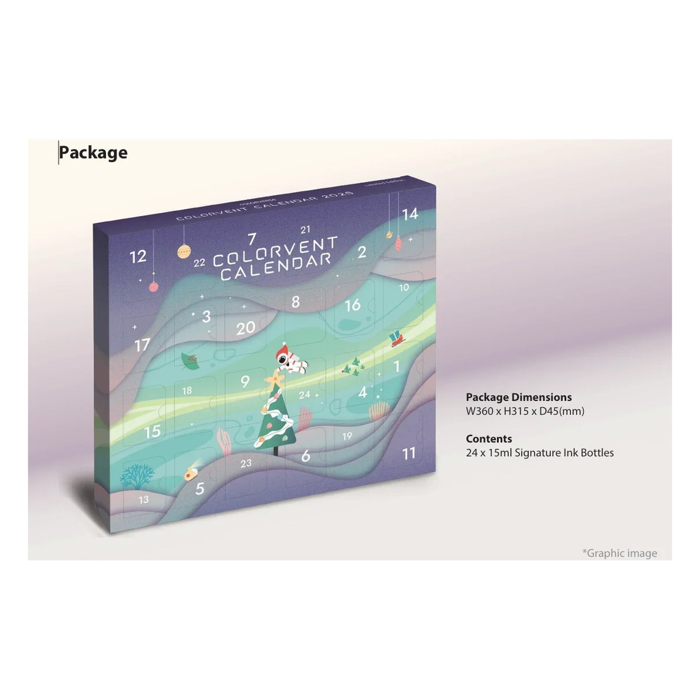 Colorverse Colorvent 2026 Ink Advent Calendar (24 x 15mL)