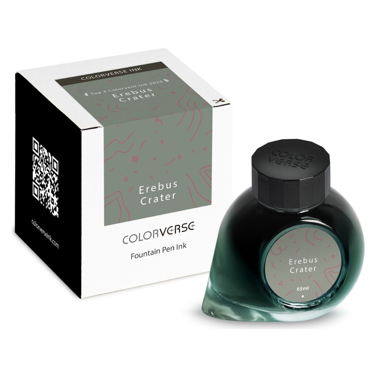 Colorverse Erebus Crater Fountain Pen Ink (65mL)
