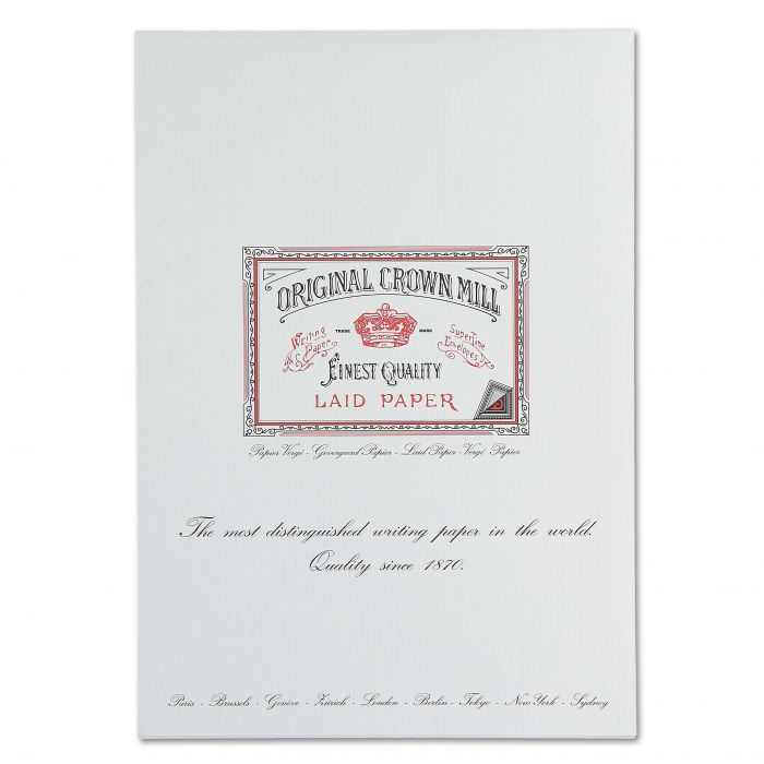 Crown Mill Correspondence Block - Vergé (A4 - 5 colors)
