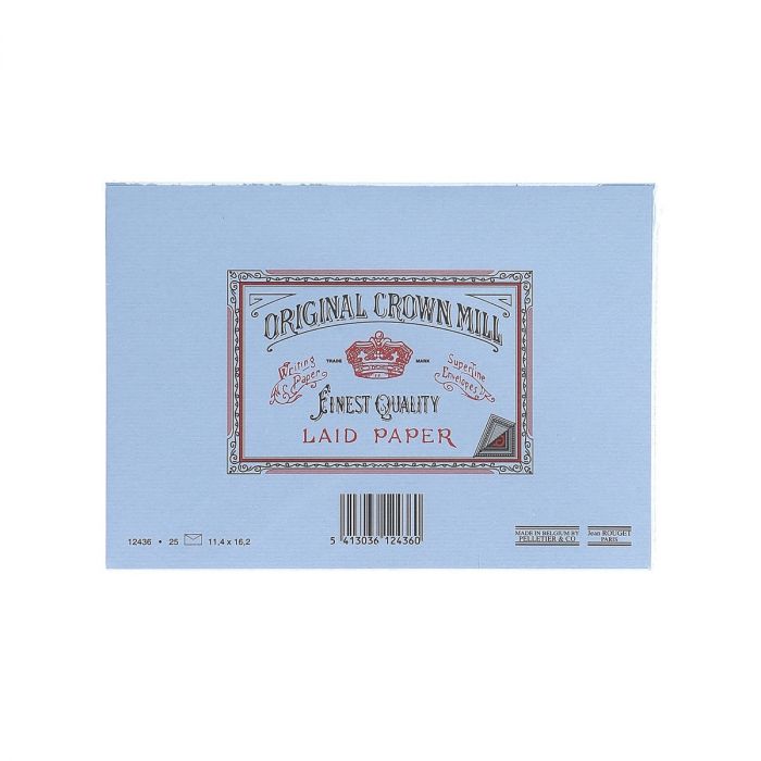 Crown Mill Envelopes - Vergé (C6 - 5 colors)
