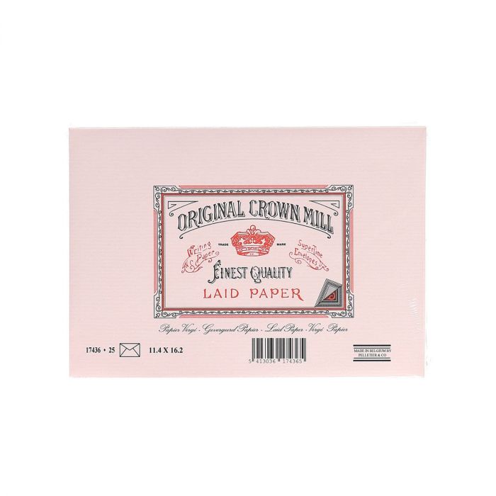 Crown Mill Envelopes - Vergé (C6 - 5 colors)