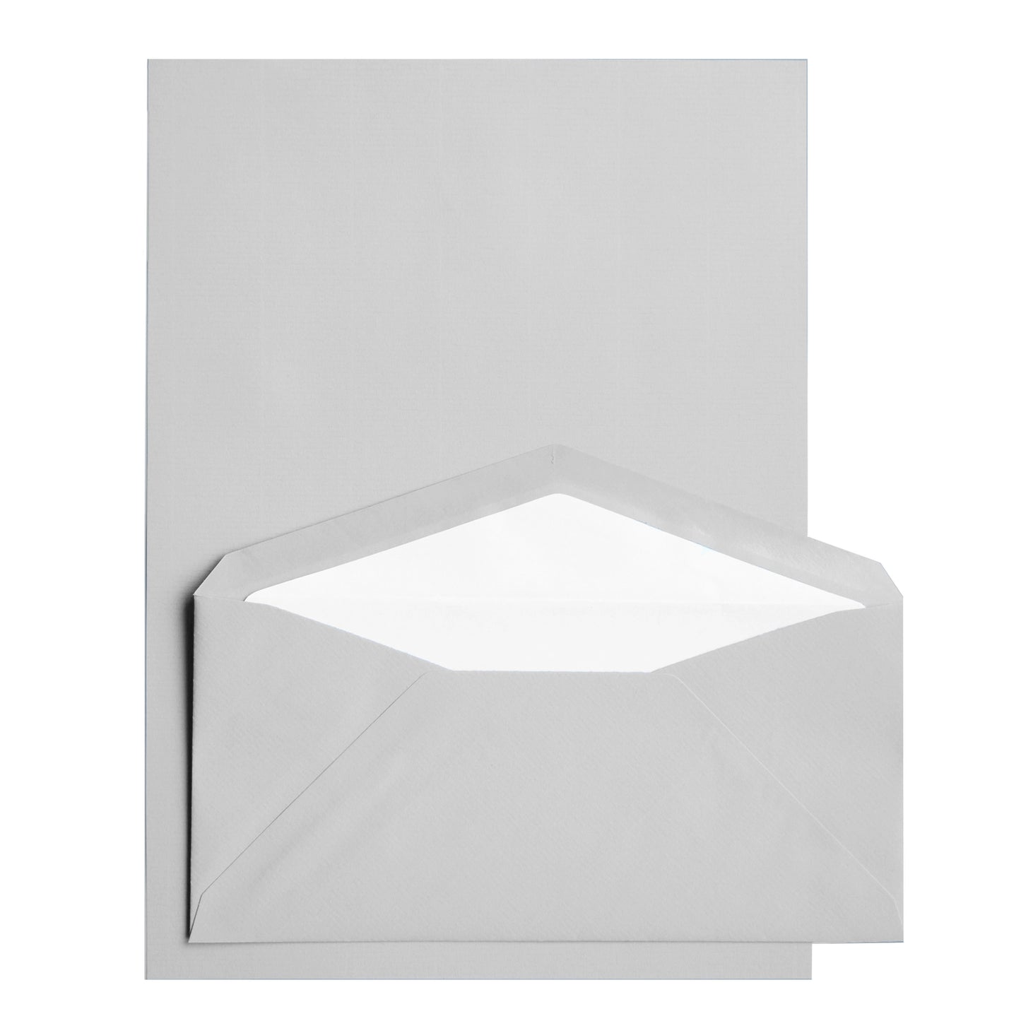 Crown Mill Silver Line Correspondence Set (Paper and Envelopes) - A4 Vergé (5 colors)