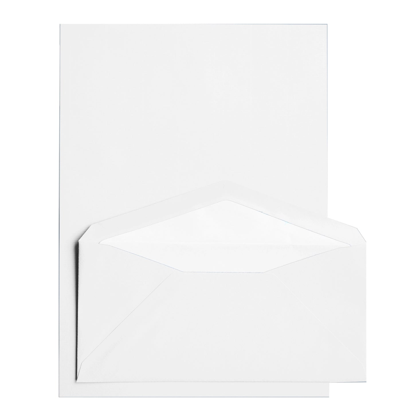 Crown Mill Silver Line Correspondence Set (Paper and Envelopes) - A4 Vergé (5 colors)