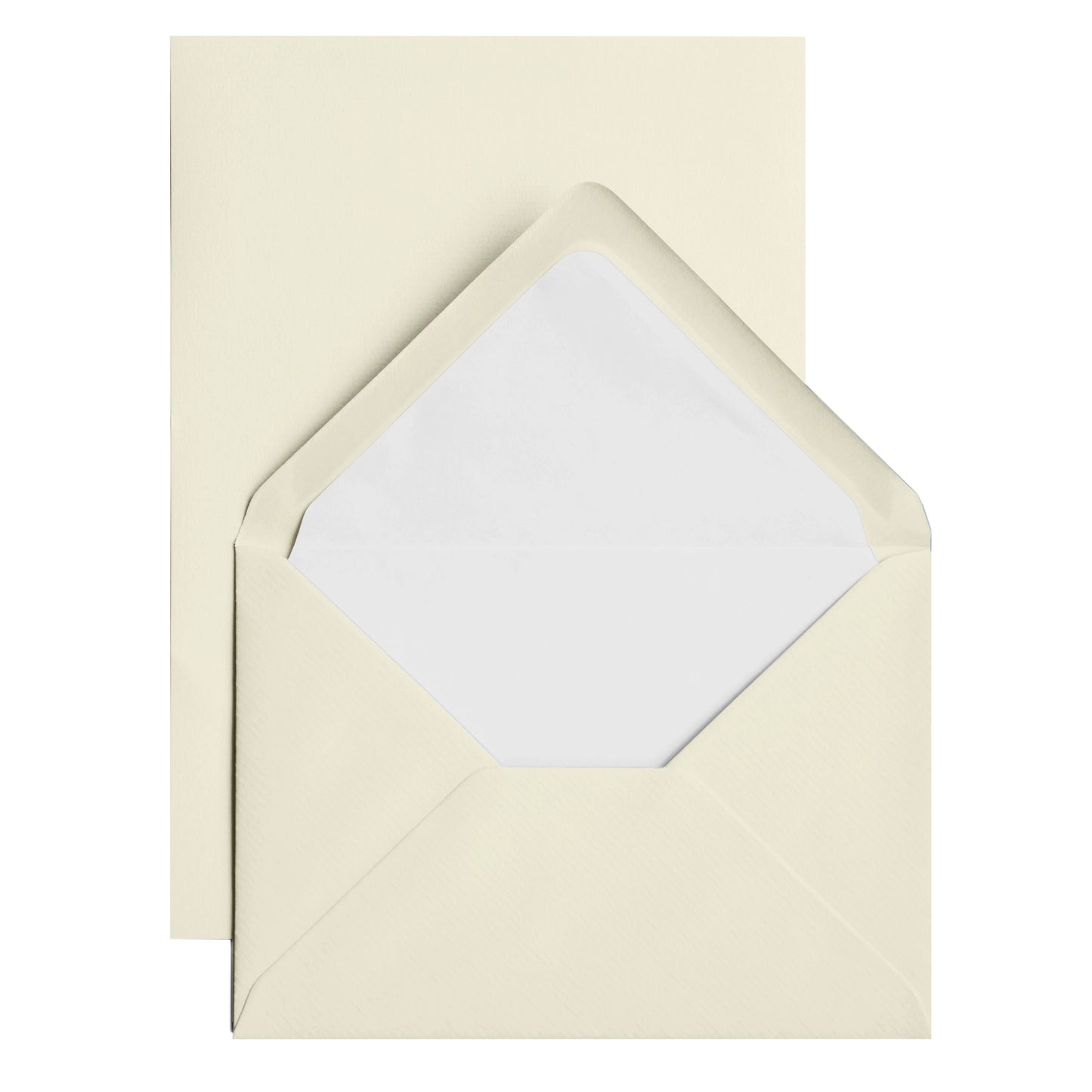 Crown Mill Silver Line Correspondence Set (Paper and Envelopes) - A5 Vergé (5 colors)