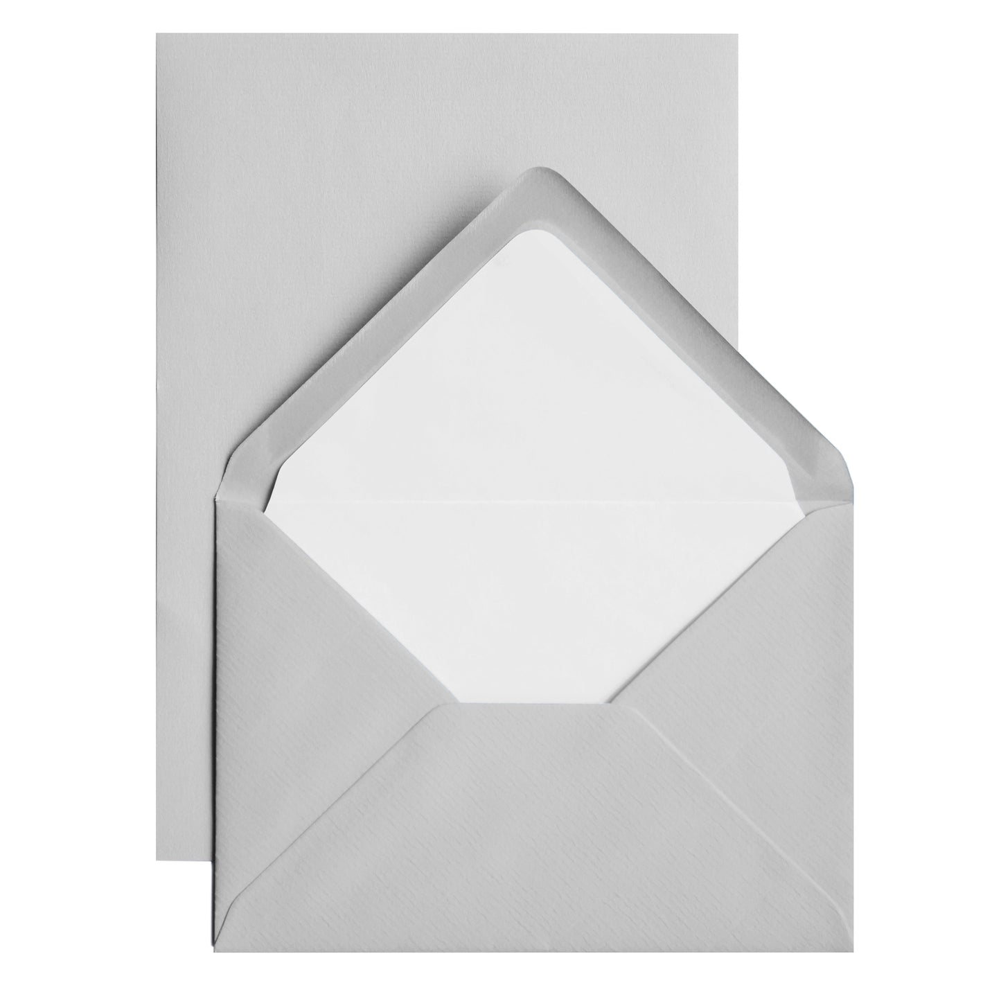 Crown Mill Silver Line Correspondence Set (Paper and Envelopes) - A5 Vergé (5 colors)