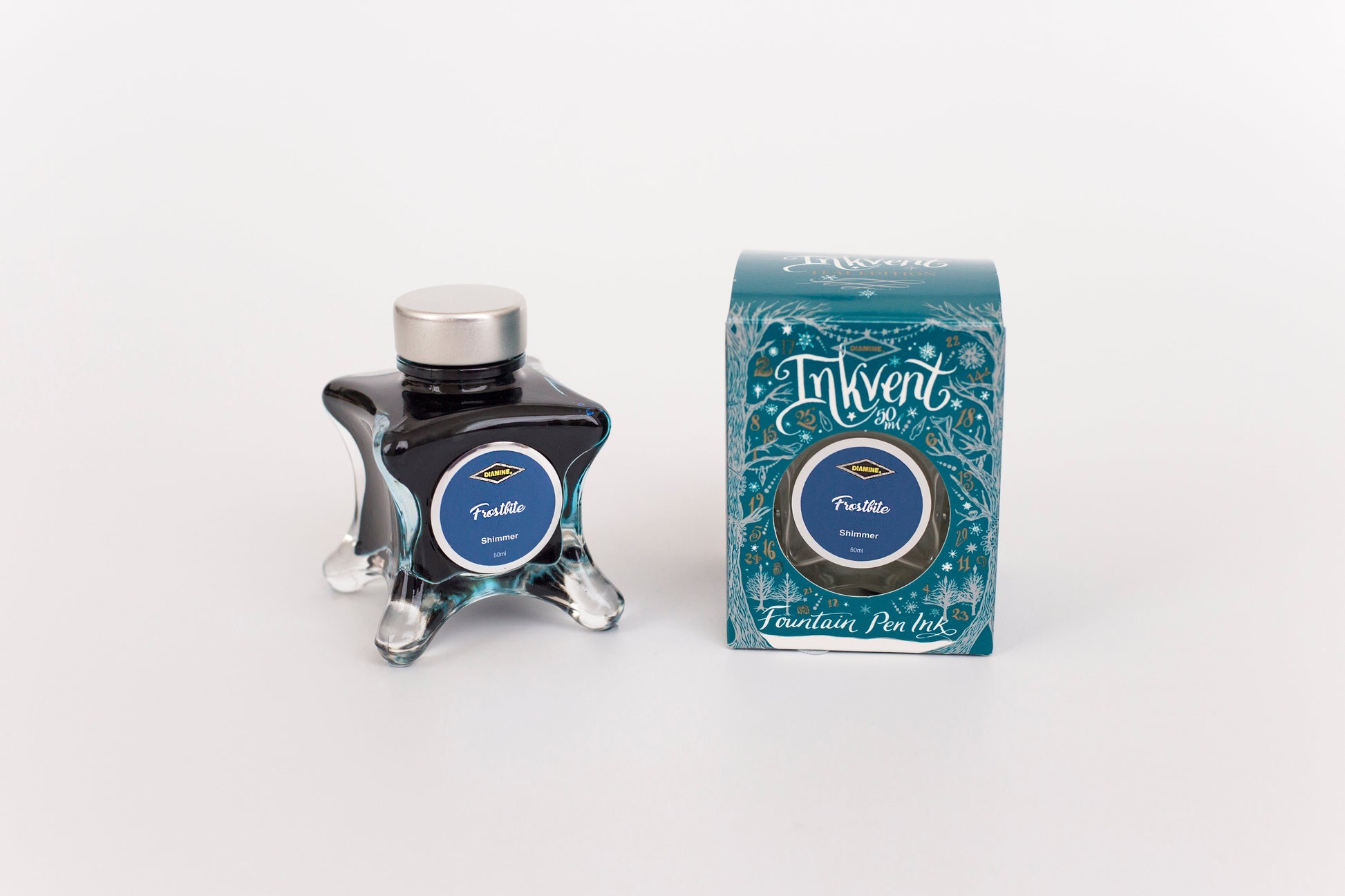 Diamine Inkvent Teal Edition - Frostbite Shimmer Ink