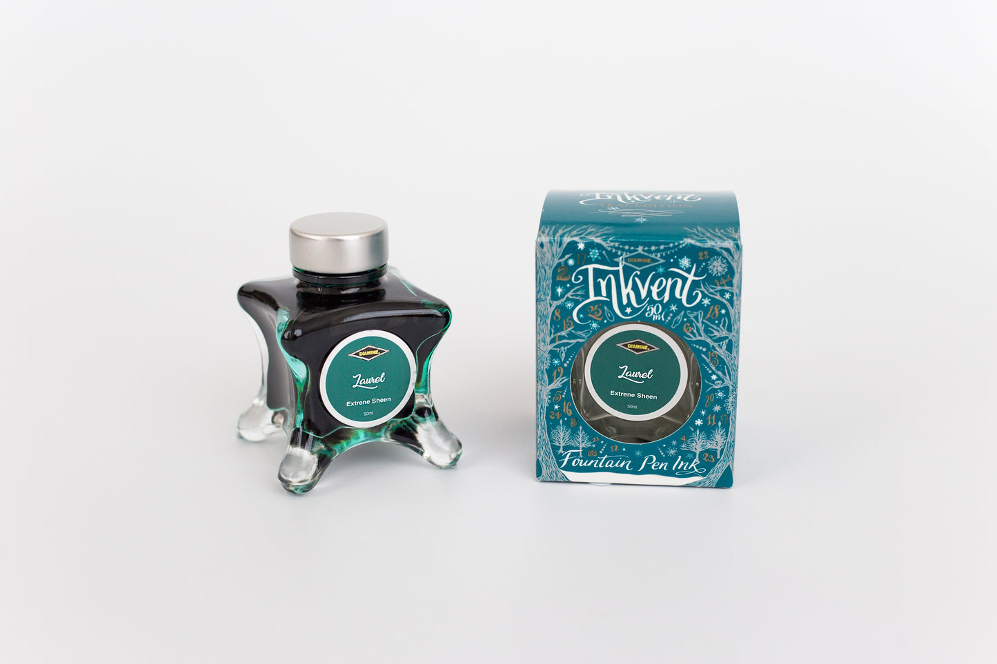 Diamine Inkvent Teal Edition - Laurel Extreme Sheen Ink