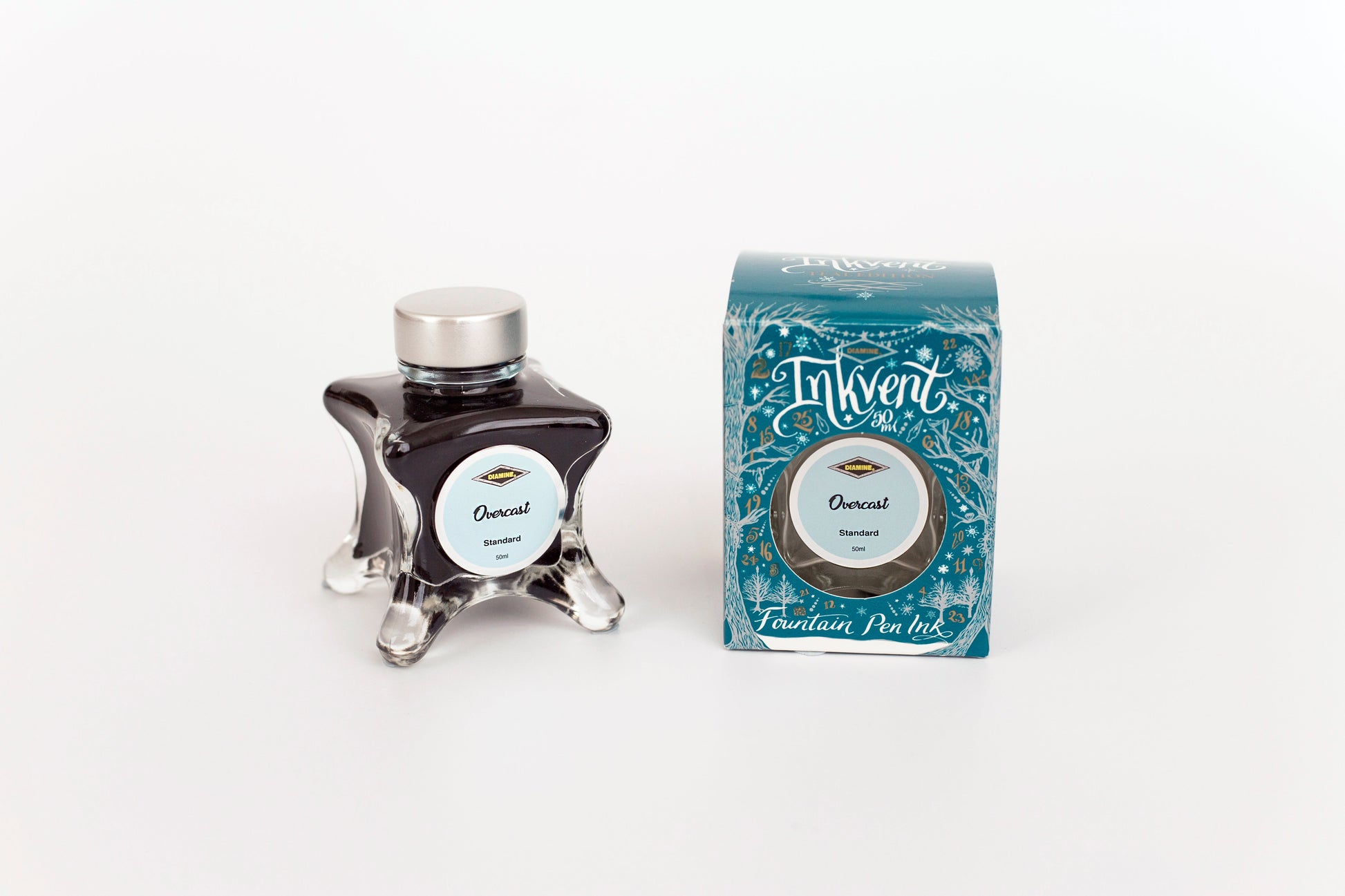 Diamine Inkvent Teal Edition - Overcast Fountain Pen Ink