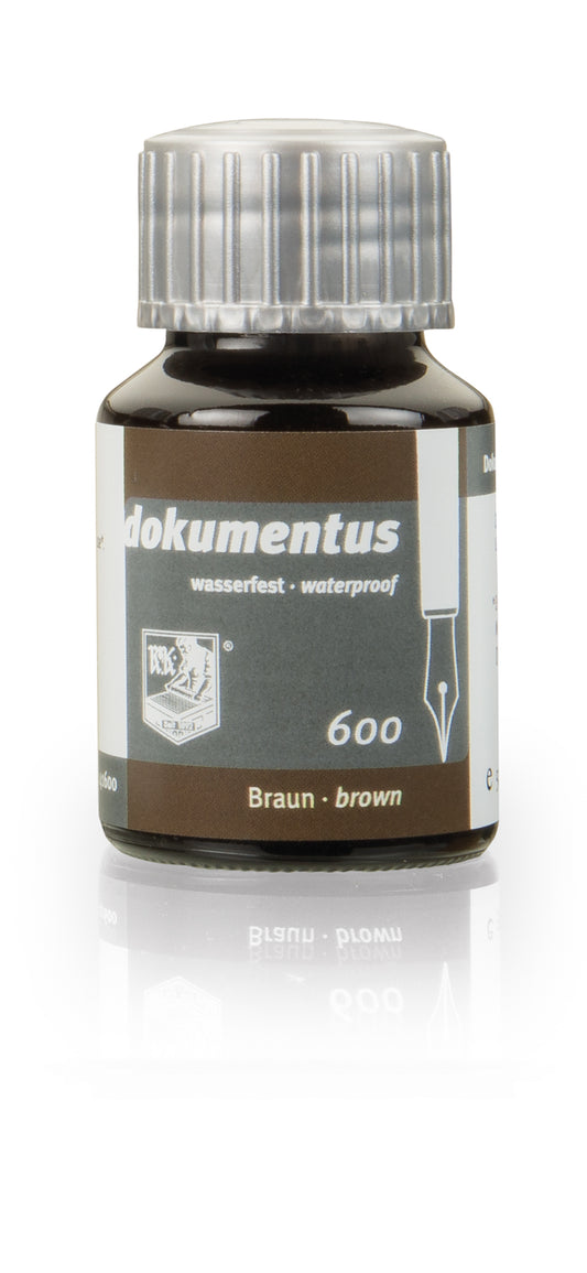 Rohrer & Klingner Dokumentus Braun (Brown Document Ink)