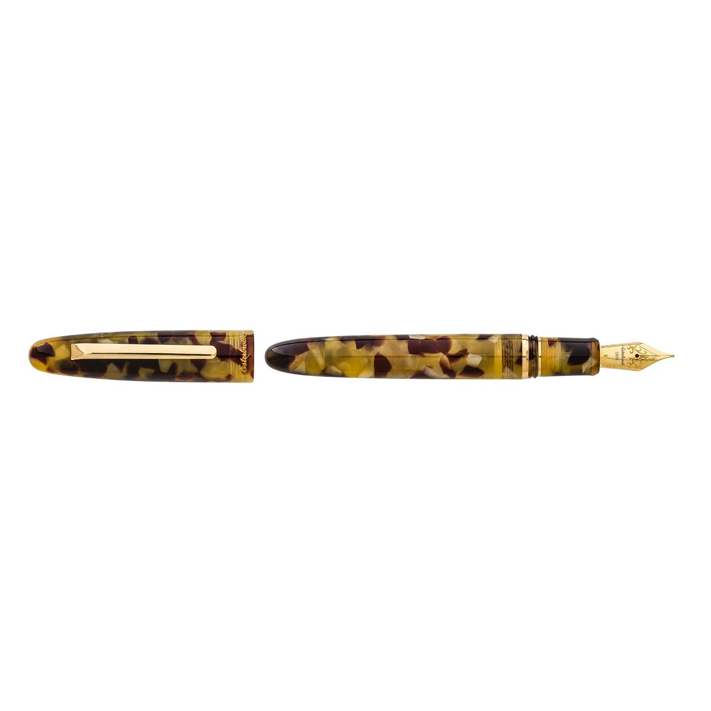 Esterbrook Estie Tortoise Button Piston Fountain Pen