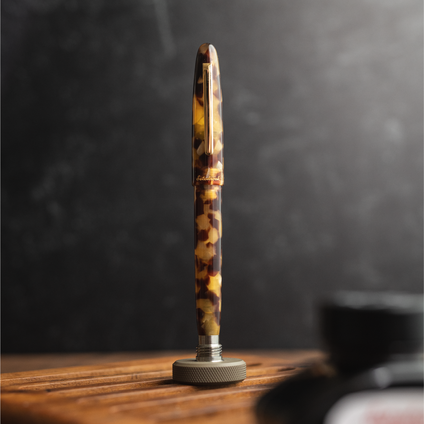 Esterbrook Estie Tortoise Button Piston Fountain Pen