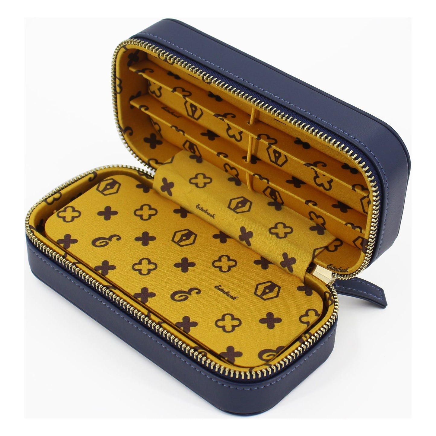 Esterbrook Nook Pen Case - Blue Dandelion & Moss Green