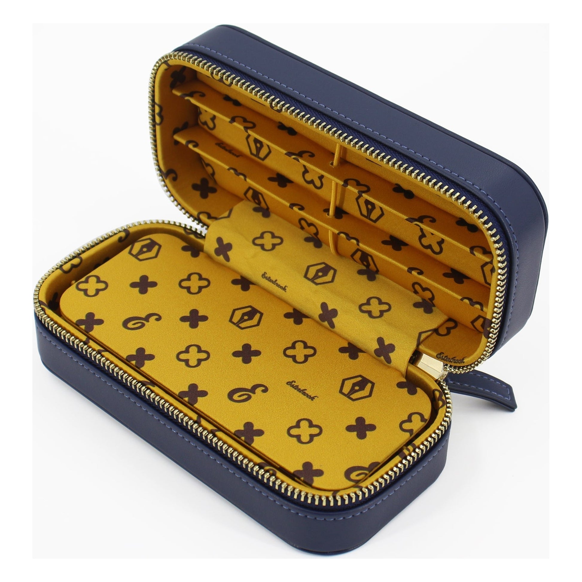 Esterbrook Nook Pen Case - Blue Dandelion & Moss Green