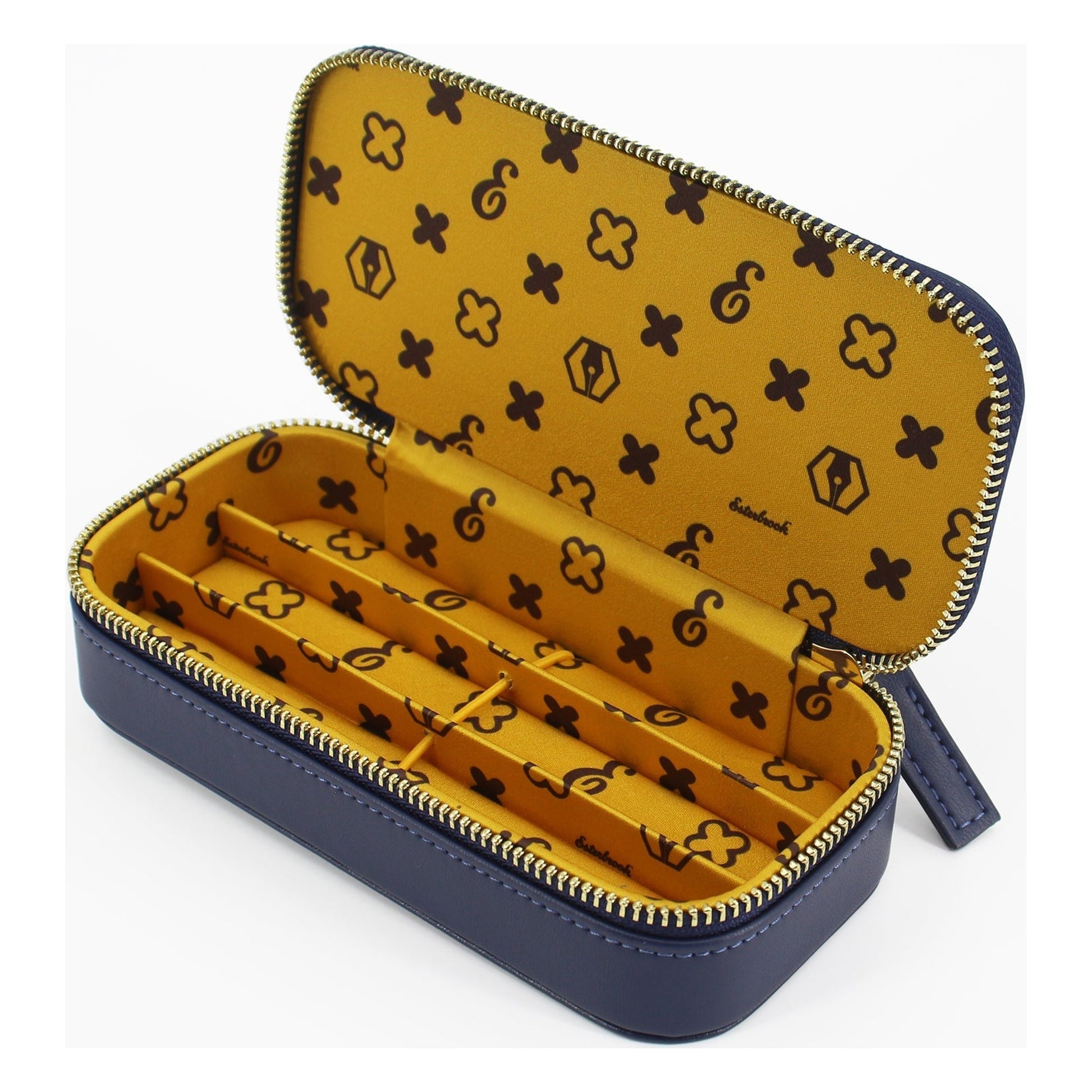Esterbrook Nook Pen Case - Blue Dandelion & Moss Green