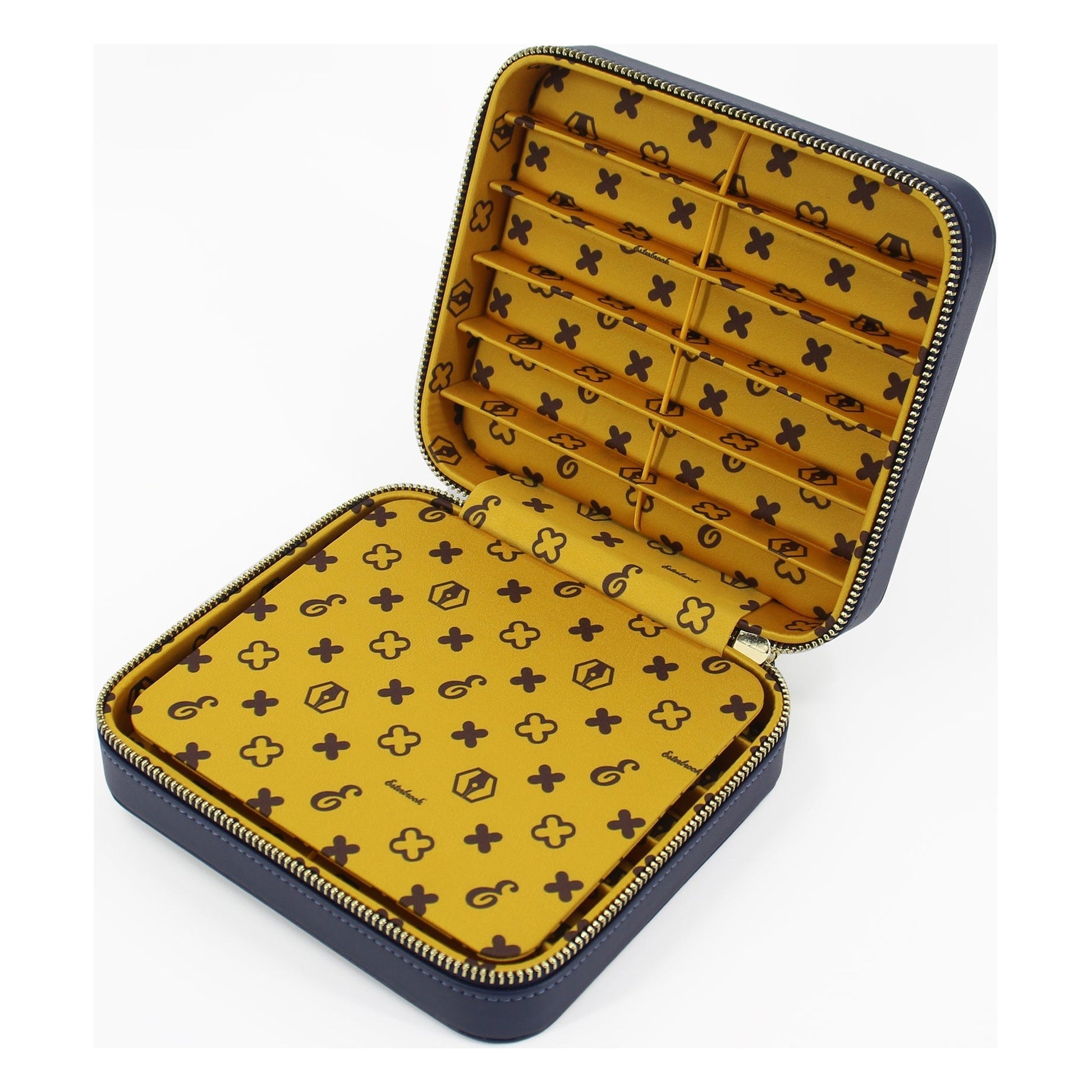 Esterbrook Nook Pen Case - Blue Dandelion & Moss Green