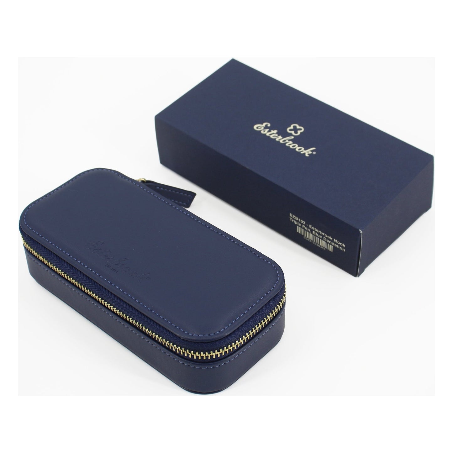 Esterbrook Nook Pen Case - Blue Dandelion & Moss Green