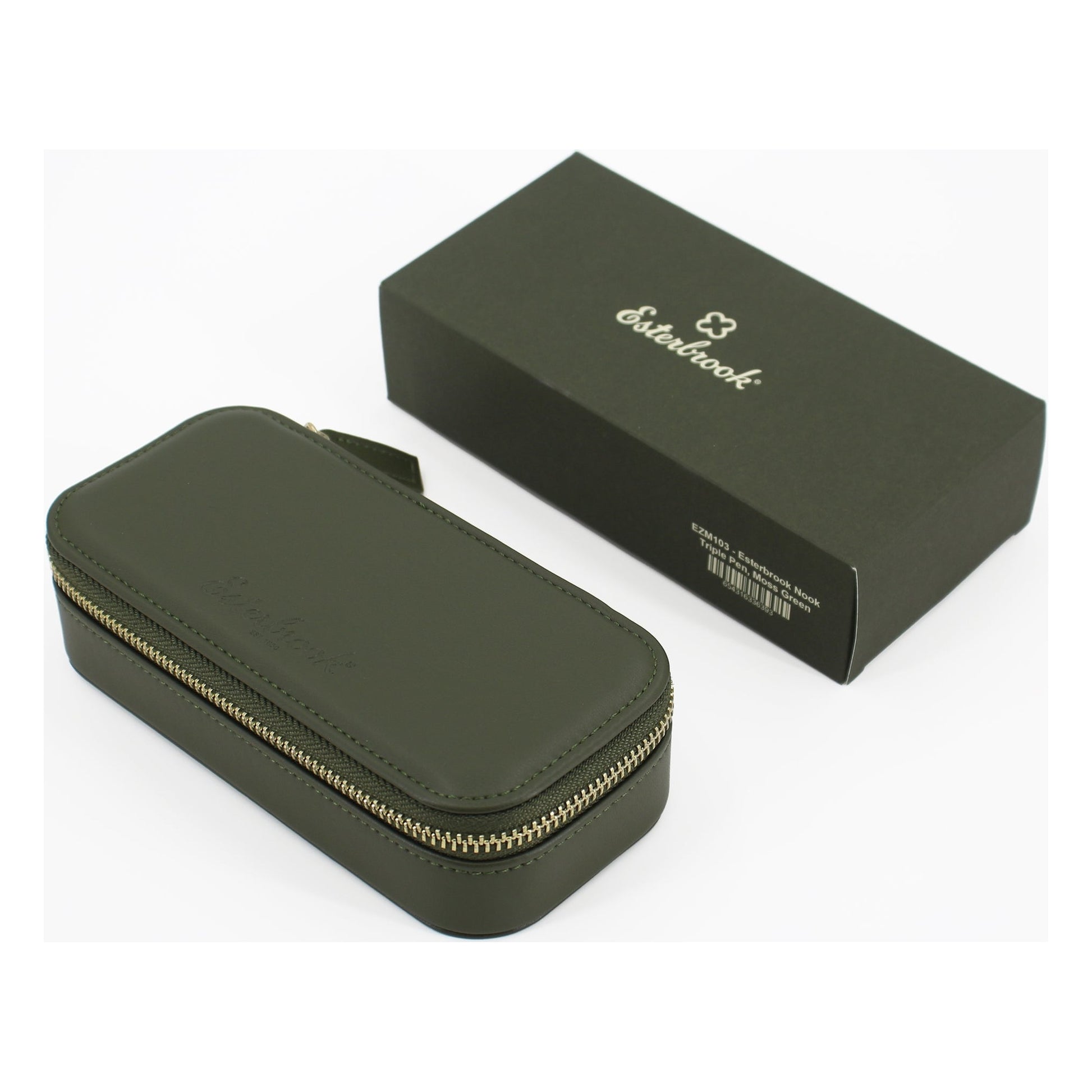 Esterbrook Nook Pen Case - Blue Dandelion & Moss Green