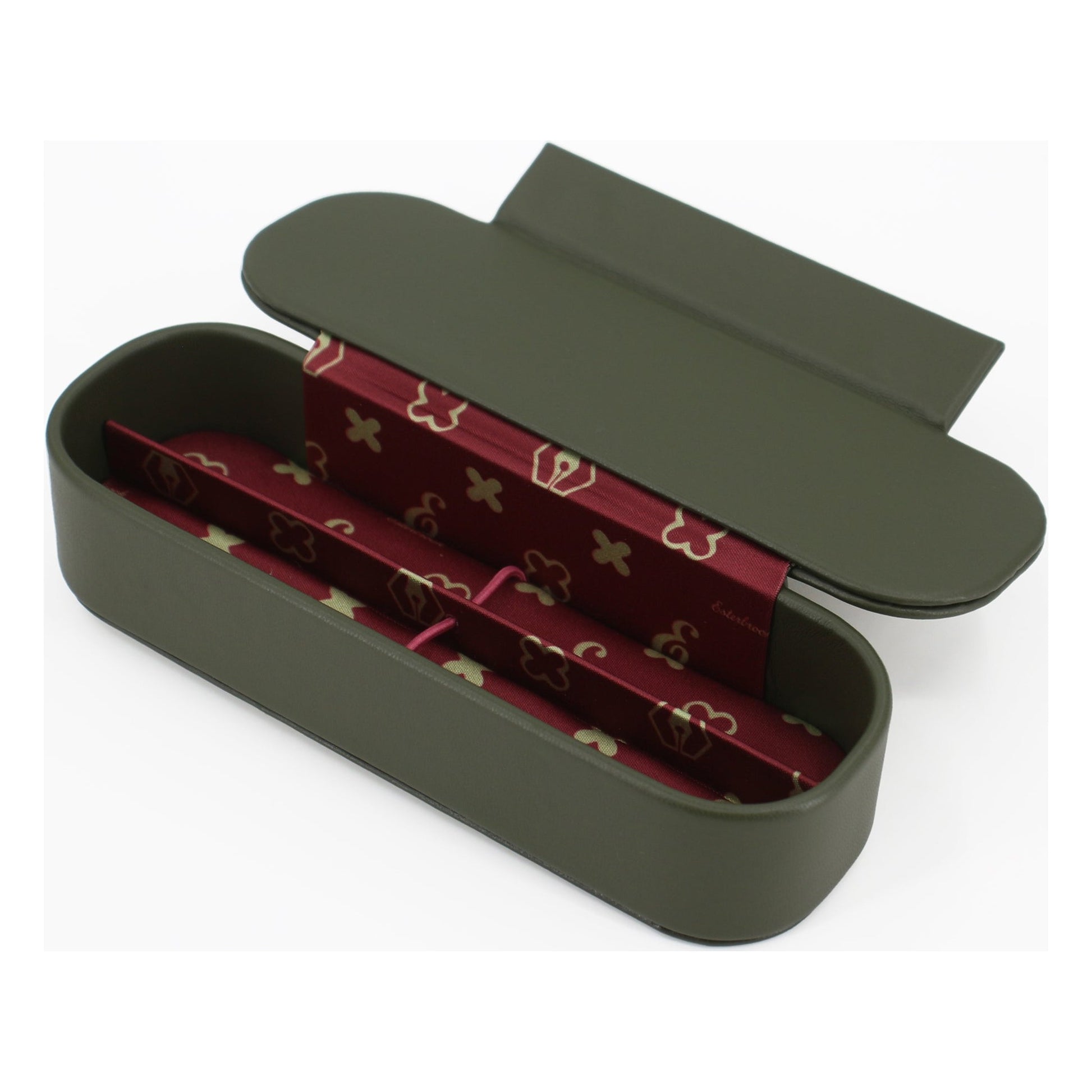 Esterbrook Nook Pen Case - Blue Dandelion & Moss Green