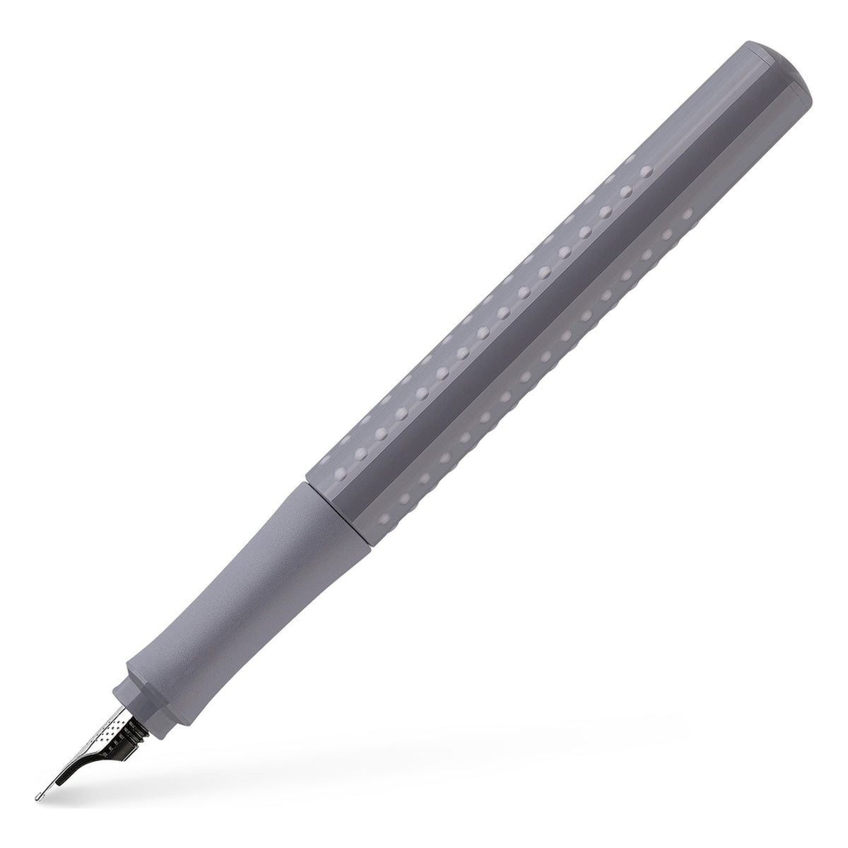 Faber-Castell Grip 2010 Fountain Pen & Ink Cartridge Set - Gray