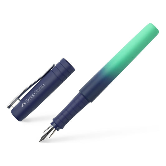 Faber-Castell Poly Flow Fountain Pen - Buzzing Blue