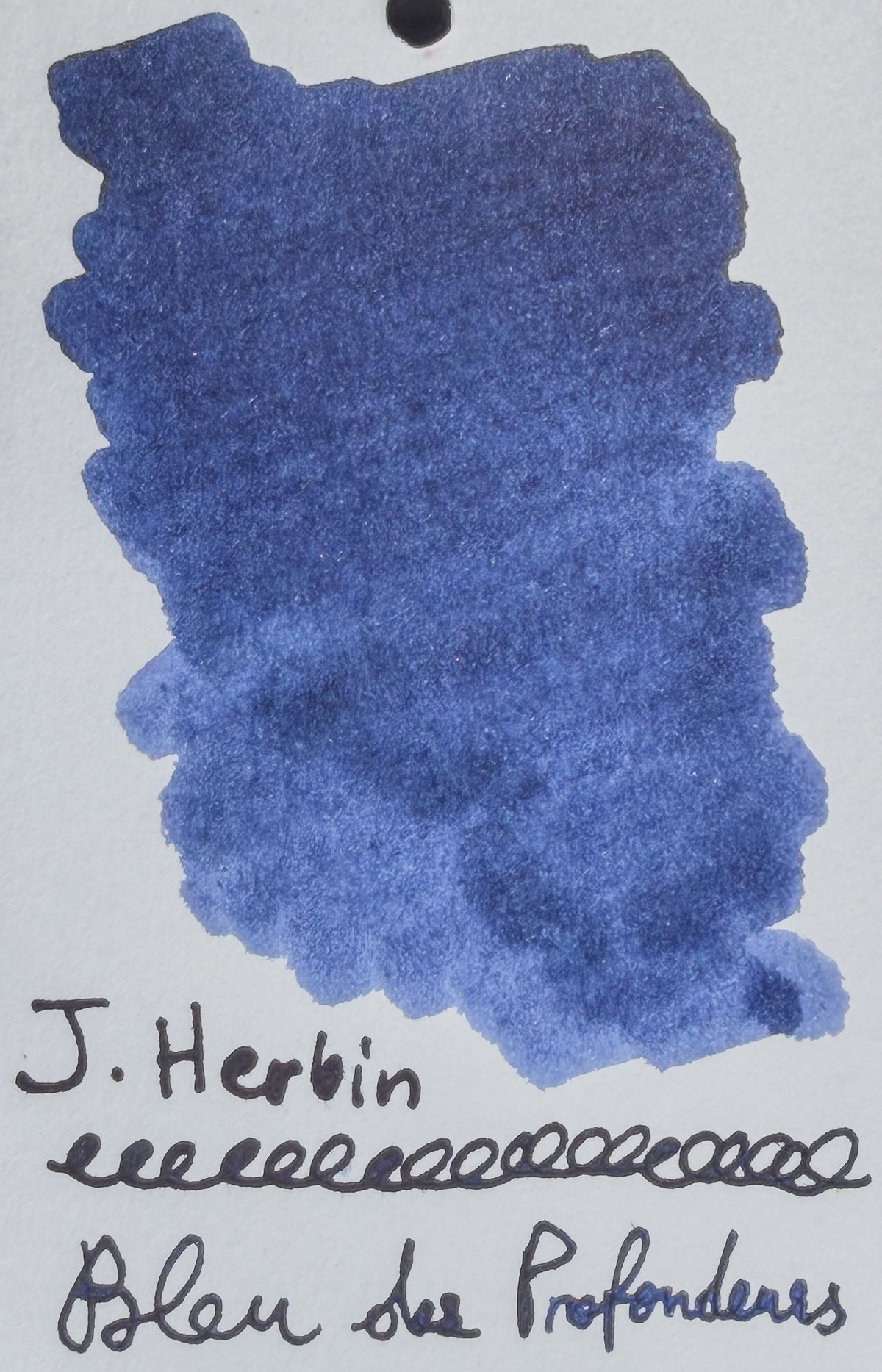 Herbin Bleu des Profondeurs (Deep Sea Blue) Ink