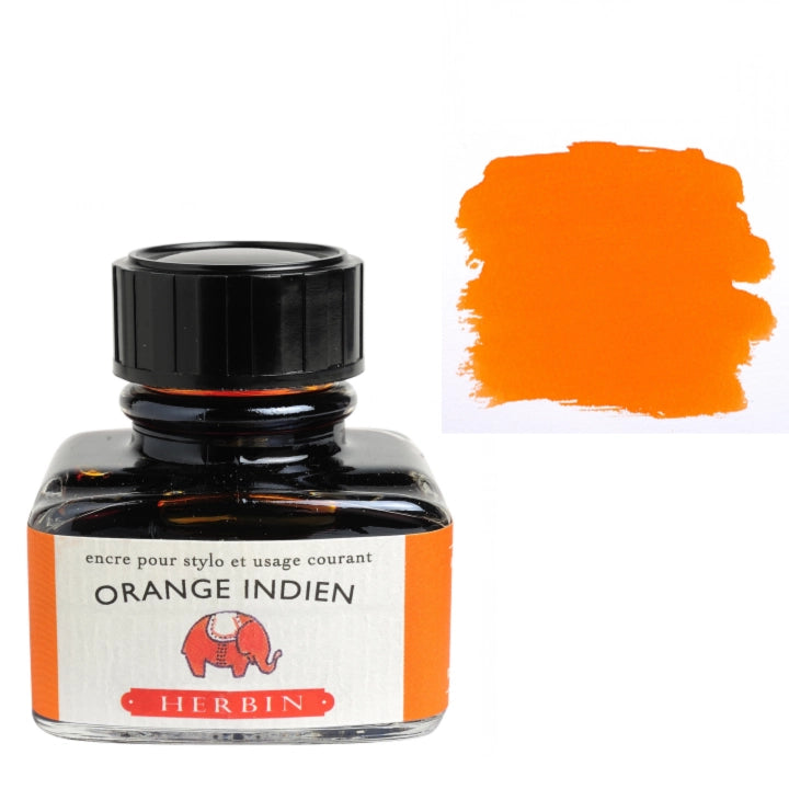 Herbin Orange Indien Ink