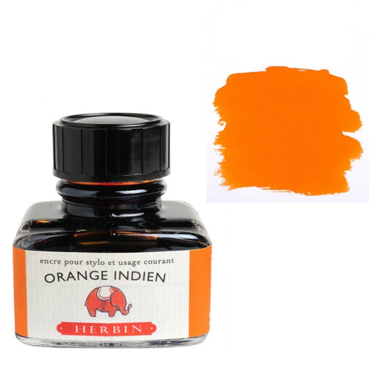 Herbin Orange Indien Ink