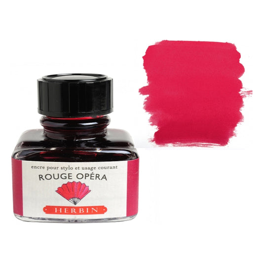 Herbin Rouge Opera (Opera Red) 30mL Fountain Pen Ink Bottle