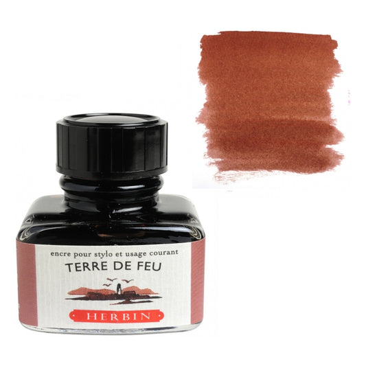 Herbin Terre de Feu (Fiery Earth) 30mL Fountain Pen Ink Bottle