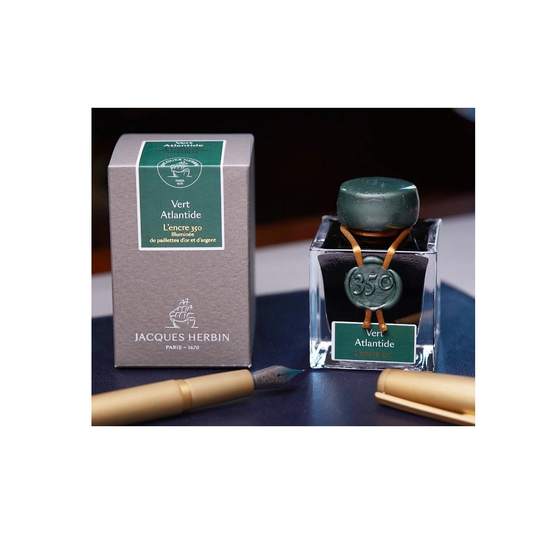 Jacques Herbin 1670: Vert Atlantide Ink (50mL Bottle)