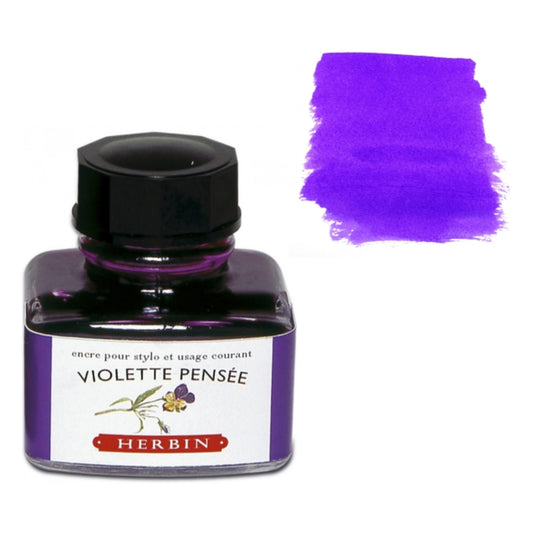 Herbin Violette Pensee (Violet) 30mL Fountain Pen Ink Bottle