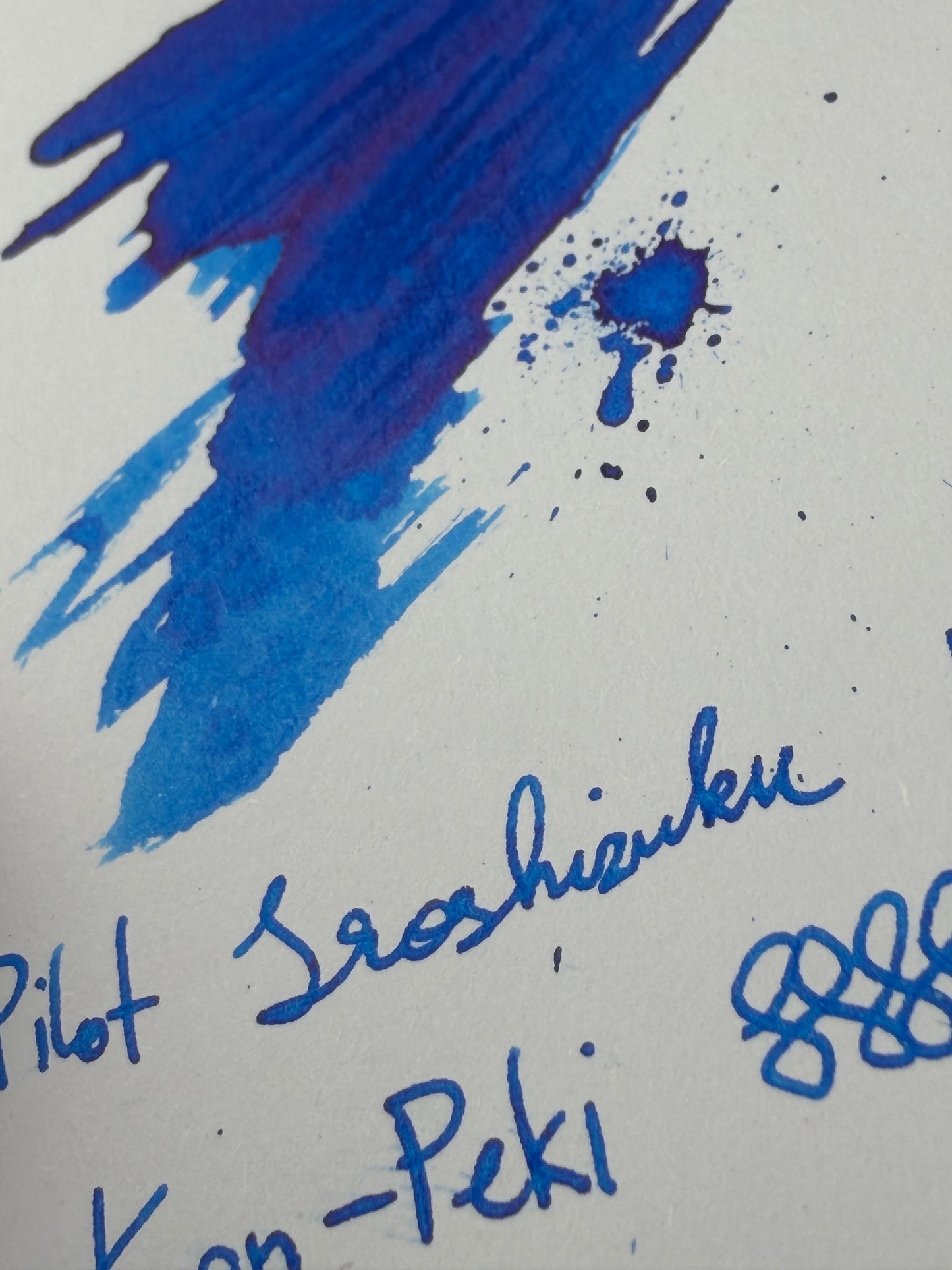 Pilot Iroshizuku - Kon-peki (Deep Blue) Ink