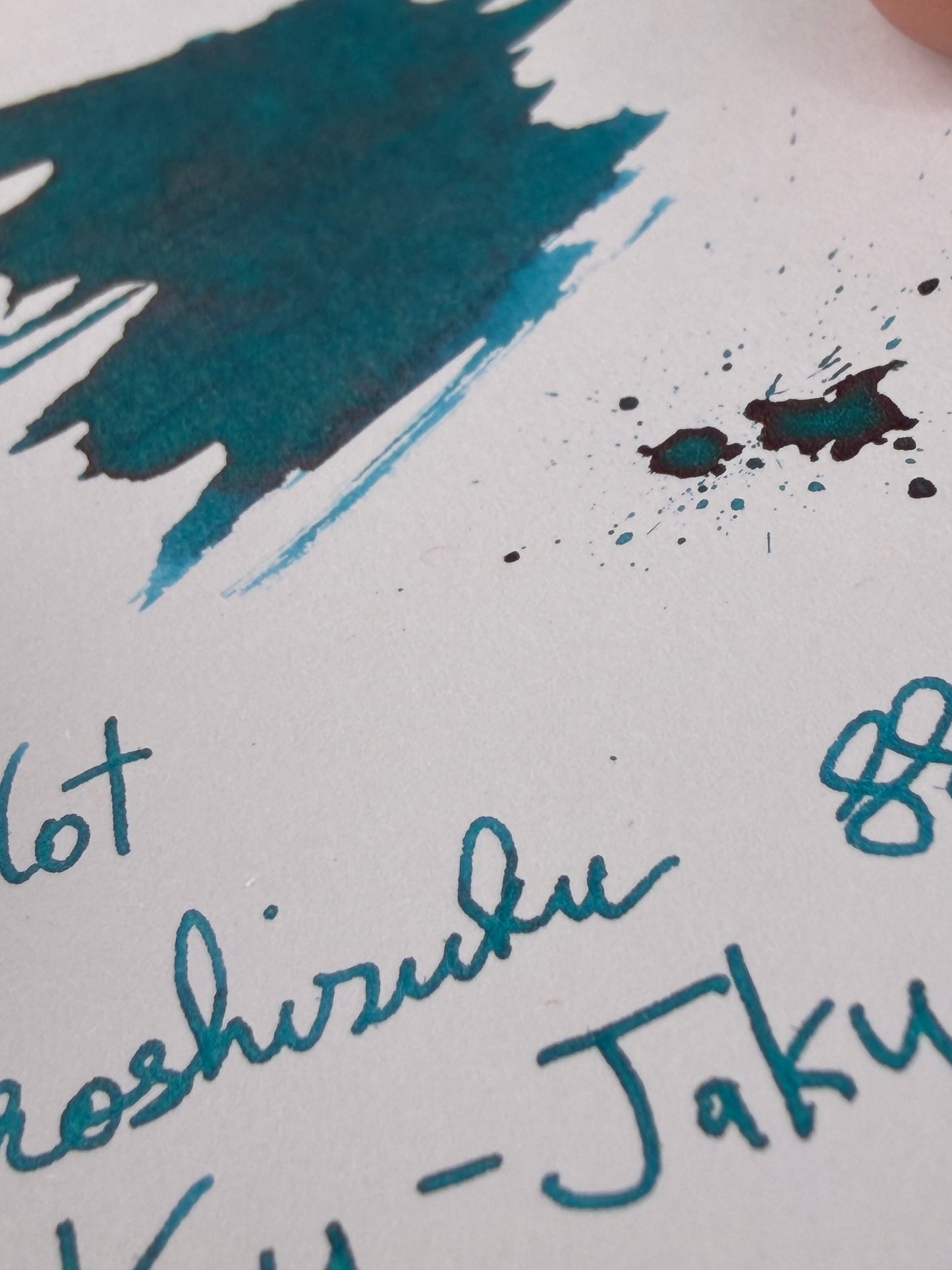 Pilot Iroshizuku Ku-jaku (Peacock Blue) Ink